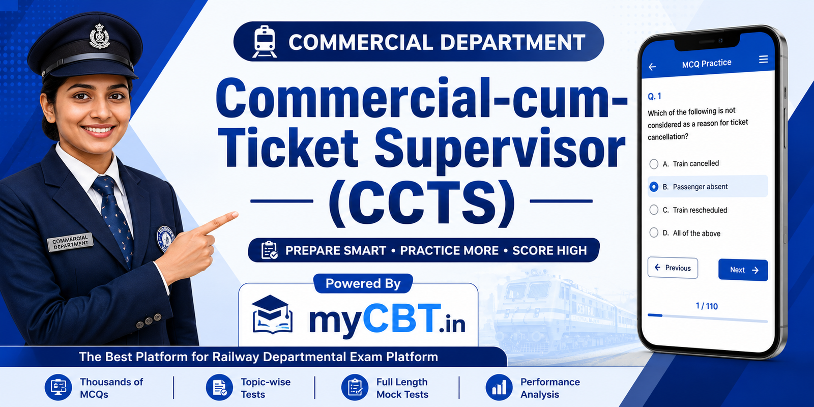 Commercial-cum-Ticket Supervisor (CCTS)